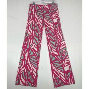 Lilly Pulitzer Pants Size S Georgia May Palazzo Capri Pink Casual Beach